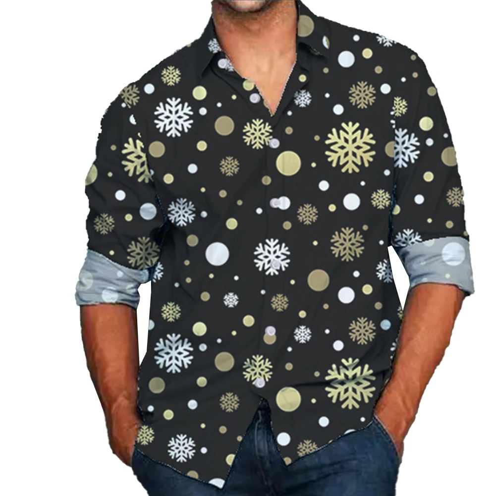 Christmas Casual Long Sleeve Party T Dress Up Top Blouse Men's Button Up Shirt Lapel Neck 3D Pattern S 2XL
Christmas Casual Long Sleeve Party T Dress Up Top Blouse Men's Button Up Shirt Lapel Neck 3D Pattern S 2XL