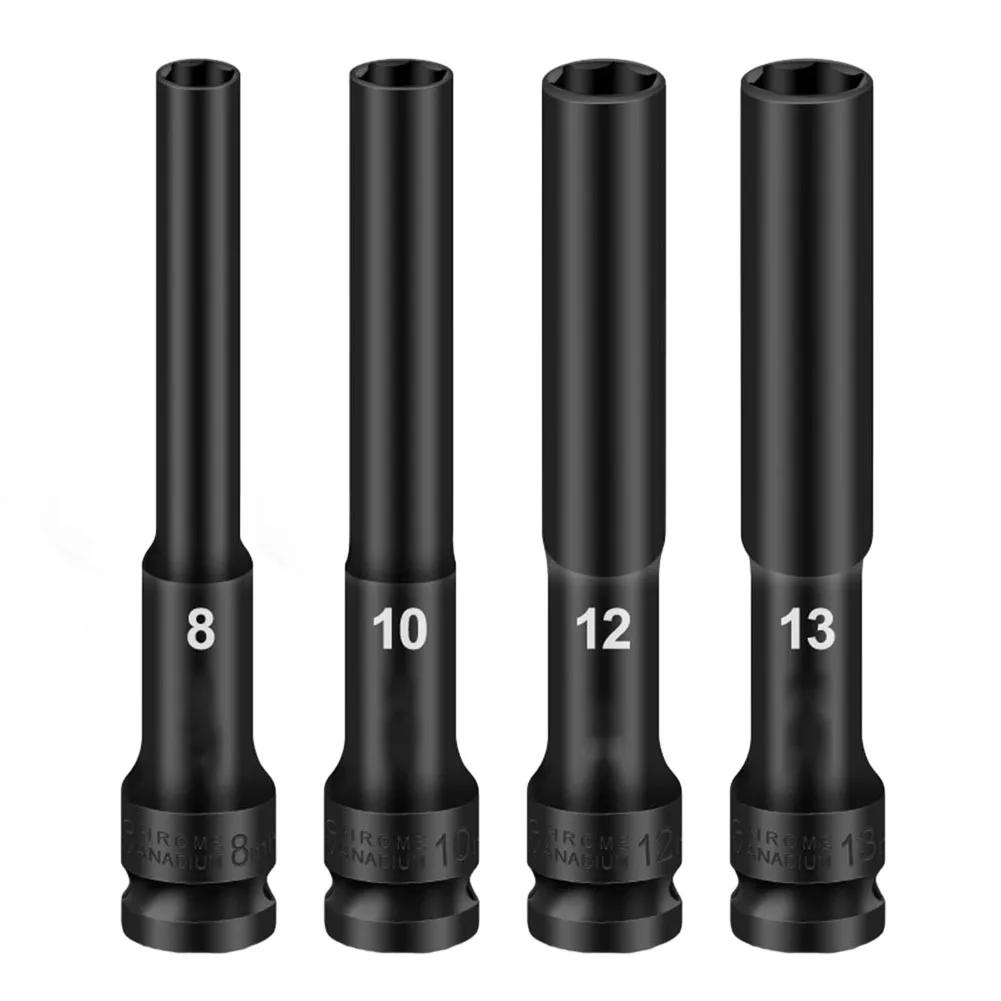Durable Lithium Wrench Hex Socket Adapter Black Chrome Vanadium Steel Impact Wrench Hex Socket Head For AC Electric Wrench
Durable Lithium Wrench Hex Socket Adapter Black Chrome Vanadium Steel Impact Wrench Hex Socket Head For AC Electric Wrench