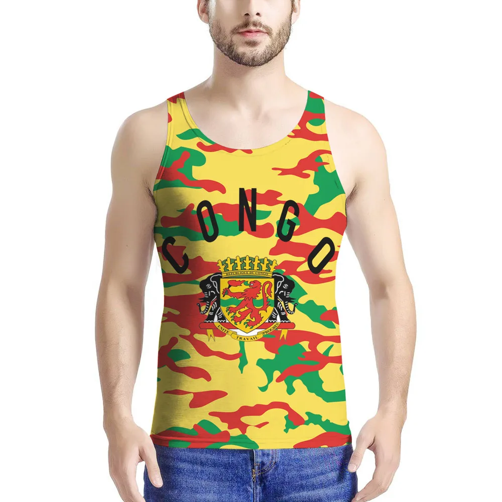 Congo Free Custom Made Name Number Team Logo Cg Male Tank Tops Cog Country Travel French Nation Flag Print Photo Clothes 
Congo Free Custom Made Name Number Team Logo Cg Male Tank Tops Cog Country Travel French Nation Flag Print Photo Clothes