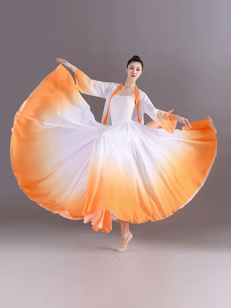 Gradient Color Modern Red Ballet Skirt Women Chiffon Adult Flamenco Skirt Long Women Ballroom Women Classical dance Skirt
Gradient Color Modern Red Ballet Skirt Women Chiffon Adult Flamenco Skirt Long Women Ballroom Women Classical dance Skirt