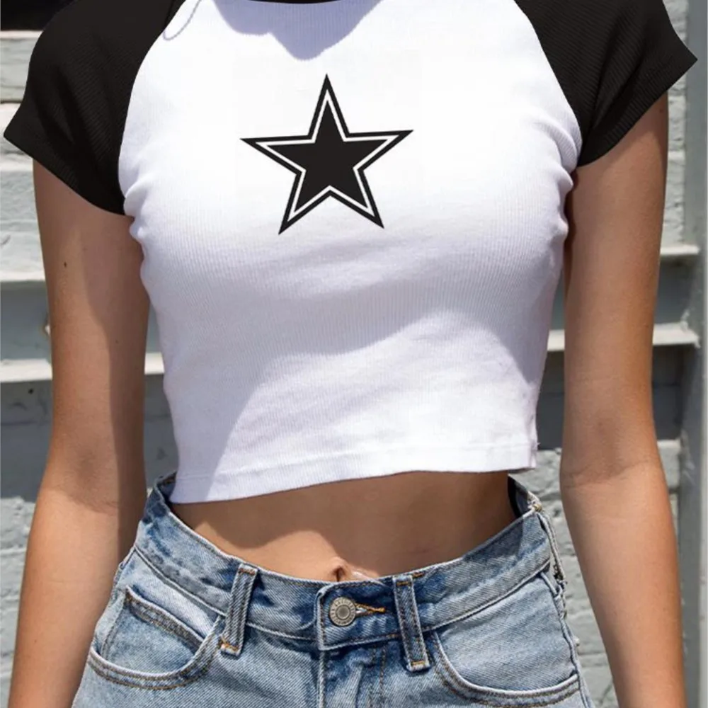 Female Y2K Clothes Star Tops Women Tshirt Harajuku Retro Fashion Gothic Short Sleeve Crop Sexy Tops Aesthetics Tops Short Navel
Female Y2K Clothes Star Tops Women Tshirt Harajuku Retro Fashion Gothic Short Sleeve Crop Sexy Tops Aesthetics Tops Short Navel
