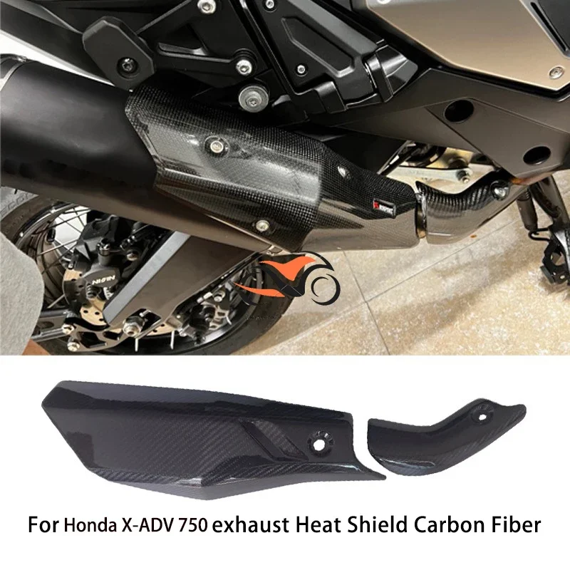 Motorcycle Original Exhaust Muffler Escape Cover Carbon Fiber Protector Heat Shield Cover Guard For Honda X-ADV 750 X ADV750
Motorcycle Original Exhaust Muffler Escape Cover Carbon Fiber Protector Heat Shield Cover Guard For Honda X-ADV 750 X ADV750