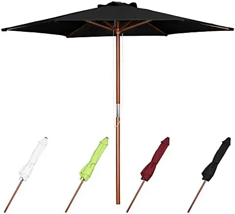 

Outdoor Umbrella Market Garden Yard Beach Deck Cafe Sunshade Umbrella Raincoat Umbrella corporation Mini umbrella On cloud shoe