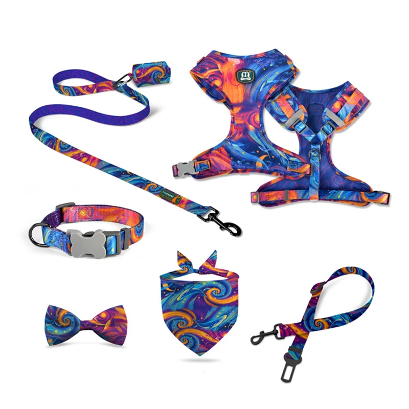 7Pcs Pet Dog Collar Set Pet Neck Harnesses Leash Car Safety Belt Convenient Garbage Bag Set Walking Dog Traction Set Accessories
7Pcs Pet Dog Collar Set Pet Neck Harnesses Leash Car Safety Belt Convenient Garbage Bag Set Walking Dog Traction Set Accessories