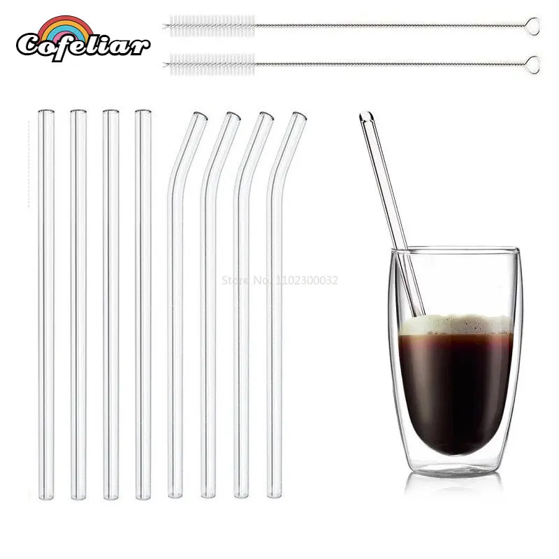 20cm Glass Smoothie Straw Reusable Clear Drinking Straws for Smoothie Milkshakes Environmentally Friendly Drinkware Straw
20cm Glass Smoothie Straw Reusable Clear Drinking Straws for Smoothie Milkshakes Environmentally Friendly Drinkware Straw