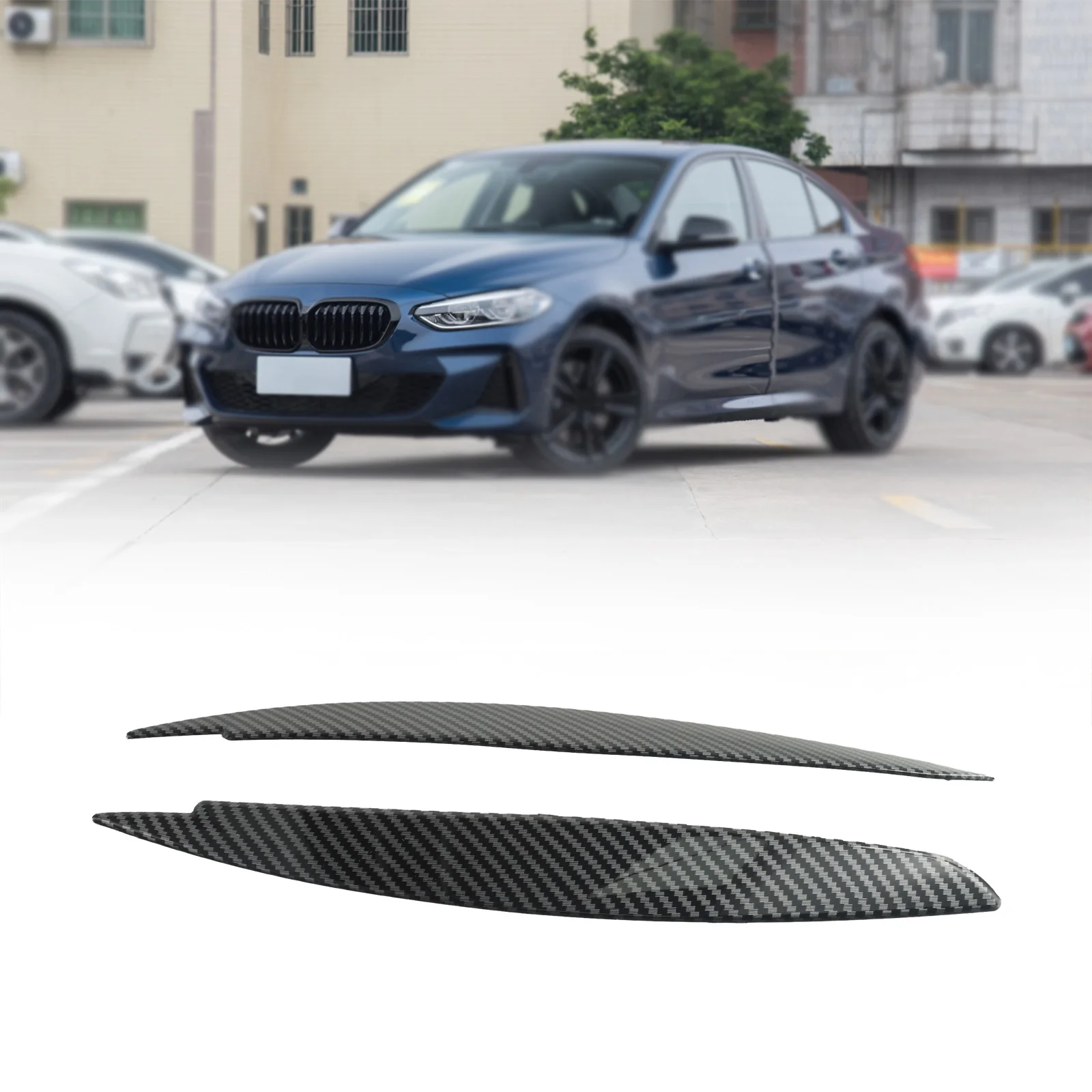 1 Pair Car Headlight Eye Lid Covers For BMW 1 E87 E88 E81 E82 2008-2013 Carbon Fiber Style Black Eyelids Brows Car Accessories
1 Pair Car Headlight Eye Lid Covers For BMW 1 E87 E88 E81 E82 2008-2013 Carbon Fiber Style Black Eyelids Brows Car Accessories