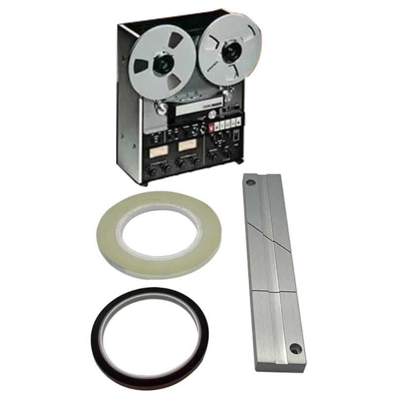 High Quality Aluminum Tape Splicing Block 1/4 10Inch Tape Splicing Set for Revoxsonido 1/4 10In Open Reel to Reel Tapes
High Quality Aluminum Tape Splicing Block 1/4 10Inch Tape Splicing Set for Revoxsonido 1/4 10In Open Reel to Reel Tapes