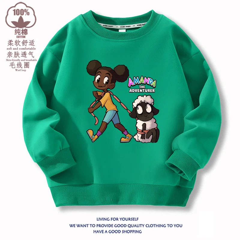 Fashion Game Amanda The Adventurer Hoodie Kids Hoody Coats Toddler Girls Clothes Boys Sweatshirts Children's Clothing
Fashion Game Amanda The Adventurer Hoodie Kids Hoody Coats Toddler Girls Clothes Boys Sweatshirts Children's Clothing