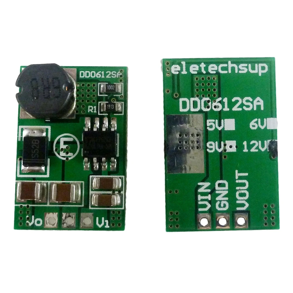 DD0612SA 3.5A DC-DC Converter 3V 3.3V 3.7V 4.2V 5V to 5V 6V 9V 12V Step-up Boost Converter Voltage Regulate Power Supply Module
DD0612SA 3.5A DC-DC Converter 3V 3.3V 3.7V 4.2V 5V to 5V 6V 9V 12V Step-up Boost Converter Voltage Regulate Power Supply Module