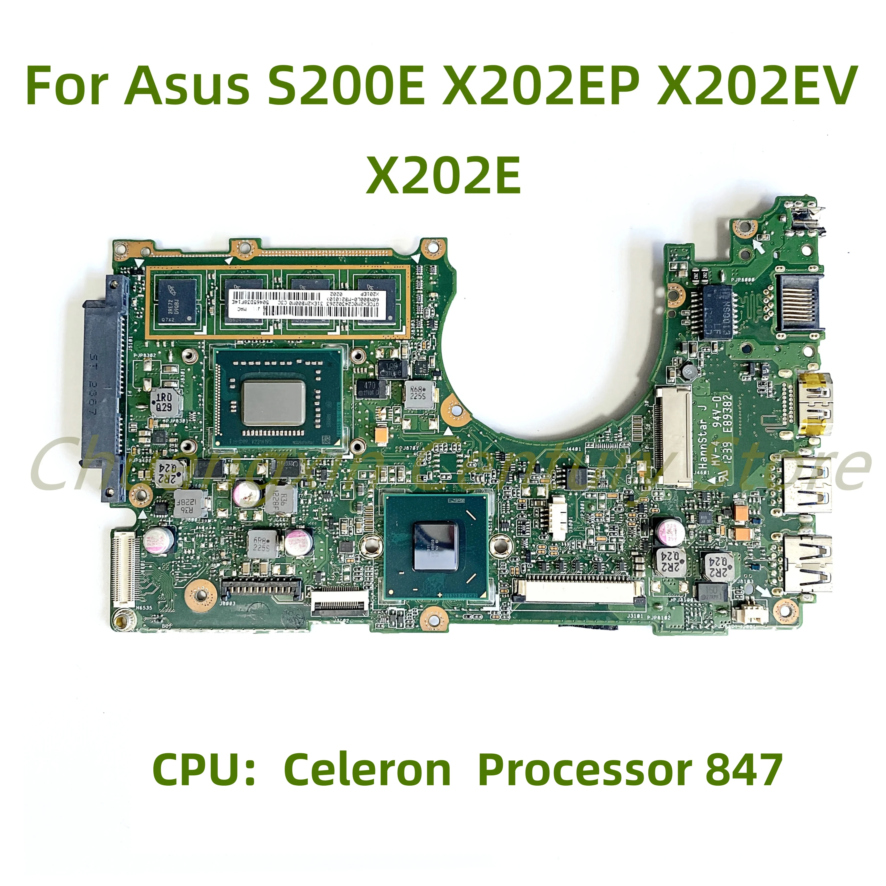 Материнская плата для ноутбука Asus S200E, X202EP, X202EV, X202E, X201E, процессор intel Celeron 847, 100% протестирован, полностью работает
Материнская плата для ноутбука Asus S200E, X202EP, X202EV, X202E, X201E, процессор intel Celeron 847, 100% протестирован, полностью работает
