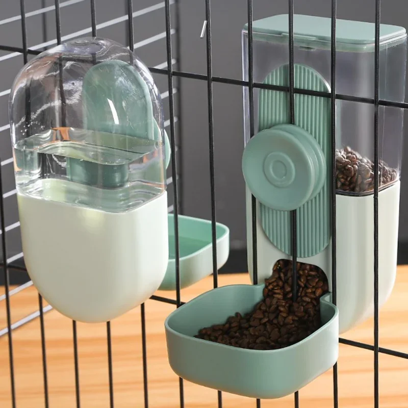 Pet Cage Hanging Feeder Automatic Feeder Water Fountain Feeding Product Food Container Dispenser for Puppy Cats Rabbit Pet
Pet Cage Hanging Feeder Automatic Feeder Water Fountain Feeding Product Food Container Dispenser for Puppy Cats Rabbit Pet