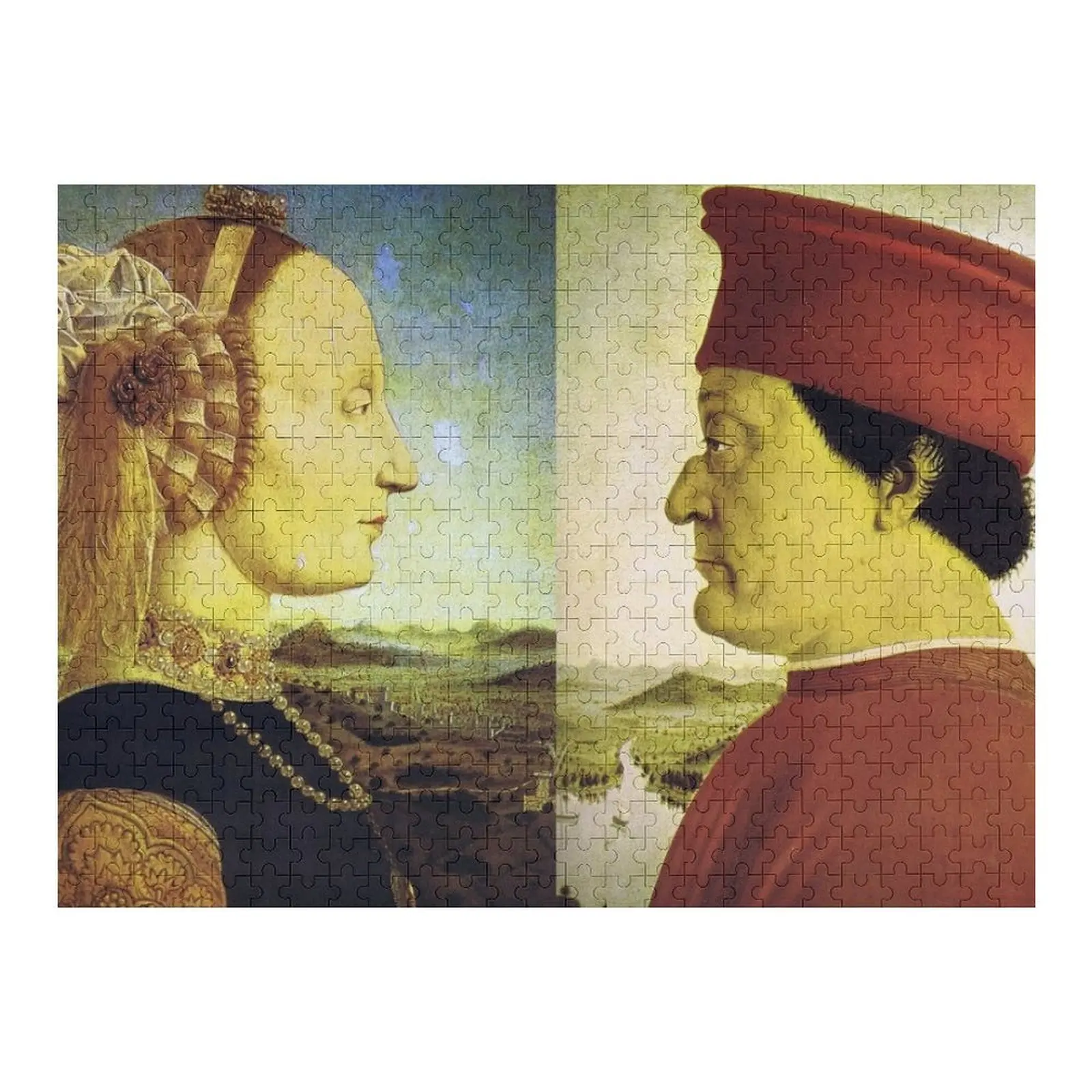 The Dukes of Urbino by Piero della Francesca Jigsaw Puzzle Woodens For Adults Personalised Puzzle
The Dukes of Urbino by Piero della Francesca Jigsaw Puzzle Woodens For Adults Personalised Puzzle