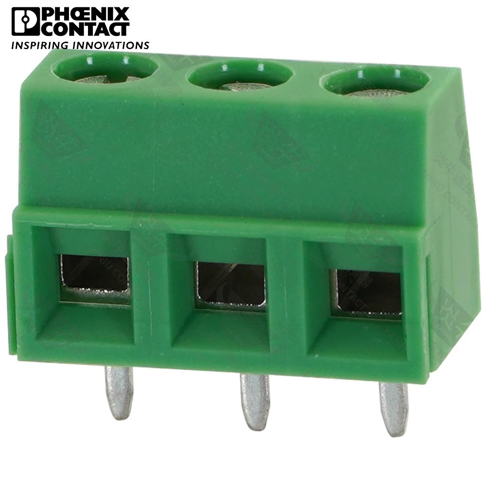 5.08mm Original Genuine Phoenix Contact Connector PCB Screw Terminal Block 3 Pin MKDSN 1.5 5.08 1729131 Wire-to-board 13.5A 400V
5.08mm Original Genuine Phoenix Contact Connector PCB Screw Terminal Block 3 Pin MKDSN 1.5 5.08 1729131 Wire-to-board 13.5A 400V