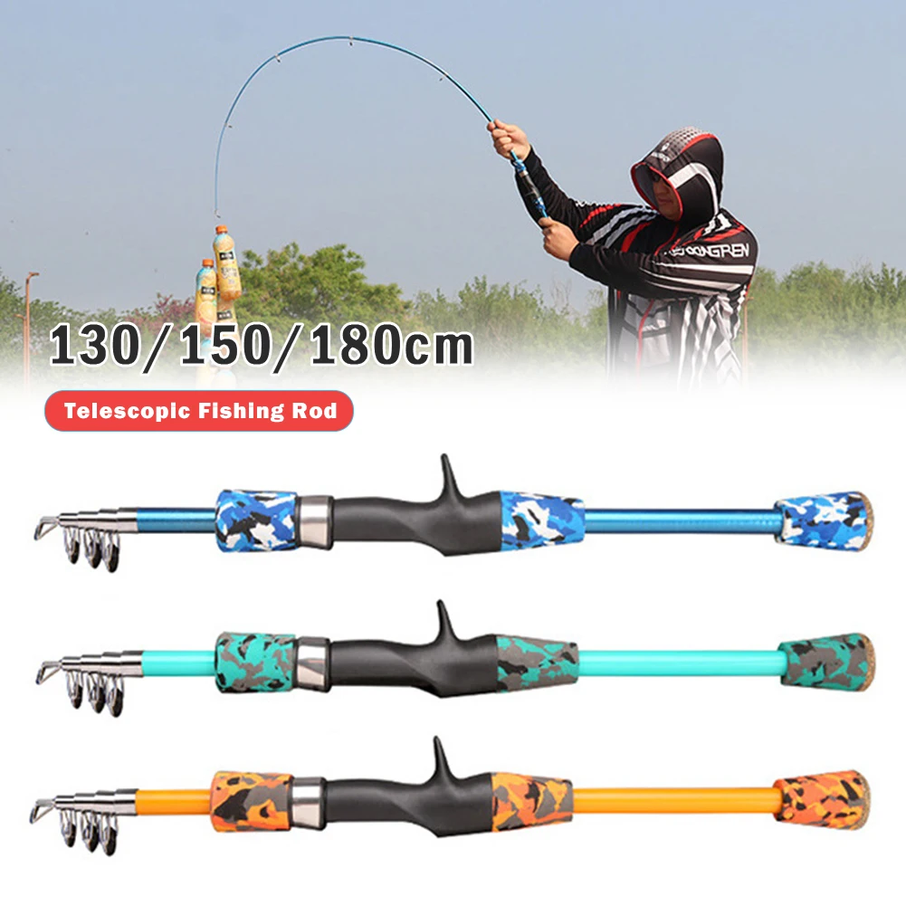 Telescopic Fishing Rod 1.3m/1.5m/1.8m Portable EVA Handle Grip Spinning Casting Rod Camo Carp Perch Freshwater Saltwater Accesso
Telescopic Fishing Rod 1.3m/1.5m/1.8m Portable EVA Handle Grip Spinning Casting Rod Camo Carp Perch Freshwater Saltwater Accesso