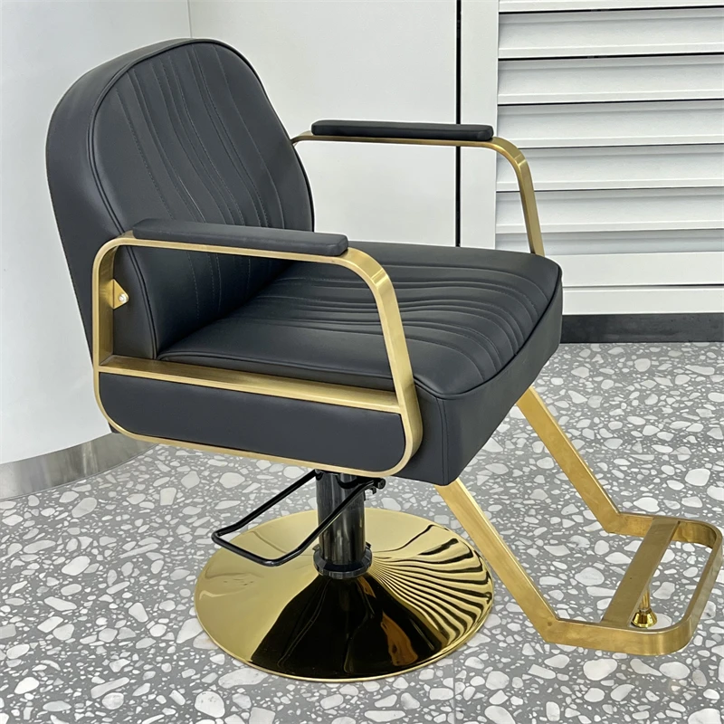 

Backrest Barberia Armchairs Professional Stylist Cosmetic Treatment Chair Swivel Footrest Sillon Pedicura Salon Furniture LJ50BC