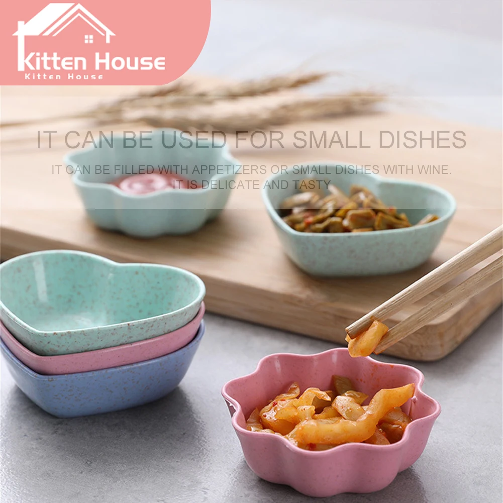 1/2/4PC Mini Cute Lightweight Appetizer Plates Seasoning Bowl Food Sauce Dish Heart Shape Tableware Bowl Kitchen Accessories
1/2/4PC Mini Cute Lightweight Appetizer Plates Seasoning Bowl Food Sauce Dish Heart Shape Tableware Bowl Kitchen Accessories