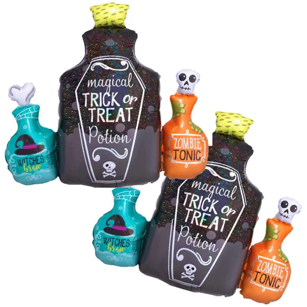 2Pcs Halloween Party Decoration Potion Bottles Holographic Foil Balloons White Ghost House Magic Potion Balloons Kids Toys Gifts
2Pcs Halloween Party Decoration Potion Bottles Holographic Foil Balloons White Ghost House Magic Potion Balloons Kids Toys Gifts