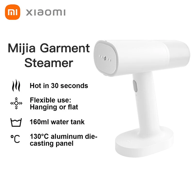

Xiaomi Mijia Handheld Garment Steamer Travel Clothes Hanging Steam Iron Machine Mite Removal Flat Ironing Clothes Steamer