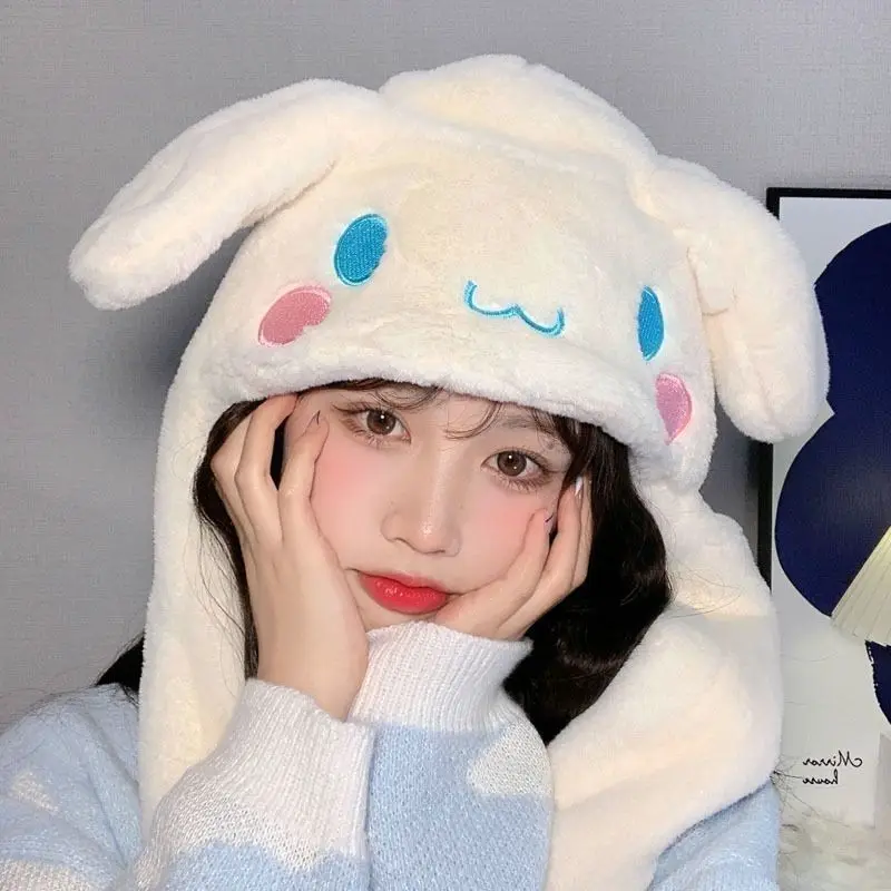 Sanrio Anime Cartoon Cinnamoroll Plush Hat Winter Thicken Keep Warm Kawaii Kuromi My Melody Sweet Movable Ear Caps Girls Gifts
Sanrio Anime Cartoon Cinnamoroll Plush Hat Winter Thicken Keep Warm Kawaii Kuromi My Melody Sweet Movable Ear Caps Girls Gifts