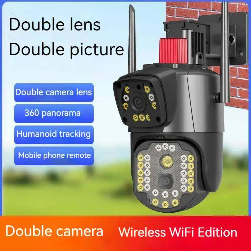 V380 surveillance IP camera wifi home phone remote 360 degree outdoor full color night vision dual lens ball camera
V380 surveillance IP camera wifi home phone remote 360 degree outdoor full color night vision dual lens ball camera
