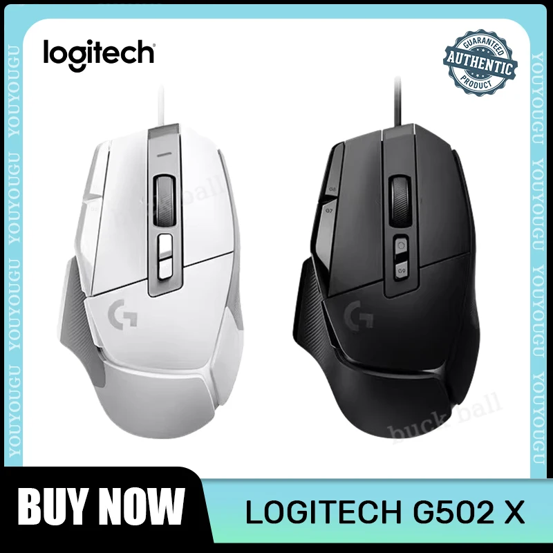 

Logitech G502 X Gaming Mouse Wired Programmable Keys Mouses Office Esports Csgo Fps Gamer Mouse For Laptop Pc Computer Accessory