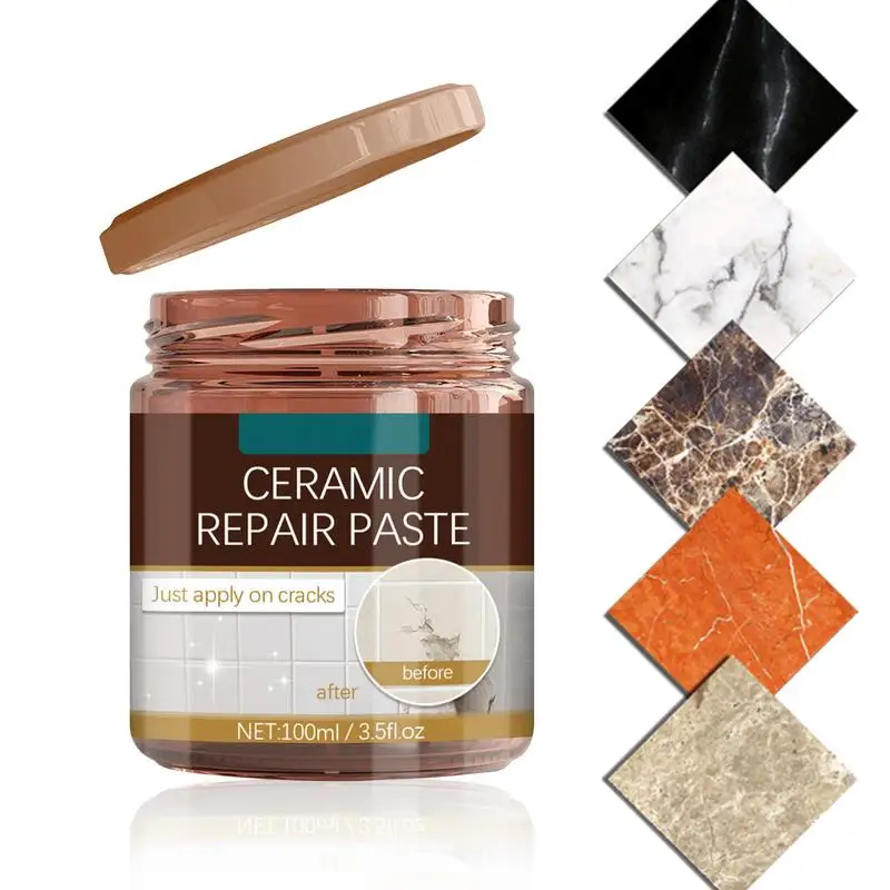 

Ceramic Tile Repair Paste Quick Dry White Porcelain Crack Chip Porcelain Repair Kit Tub Tile Shower Repair Tile filler Adhesive