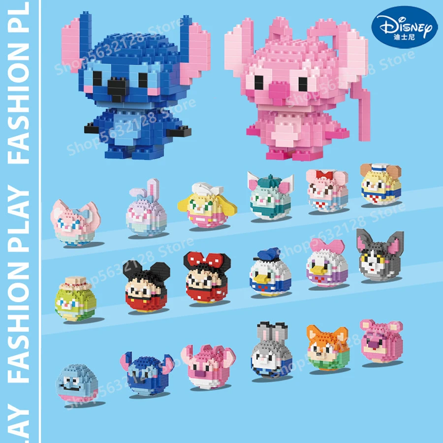 Stitch Disney Blocks Small Cartoon Mini Building Block Anime Mickey Minnie Lilo&stitch Vinnie Assemble Action Model Dolls Toys
Stitch Disney Blocks Small Cartoon Mini Building Block Anime Mickey Minnie Lilo&stitch Vinnie Assemble Action Model Dolls Toys