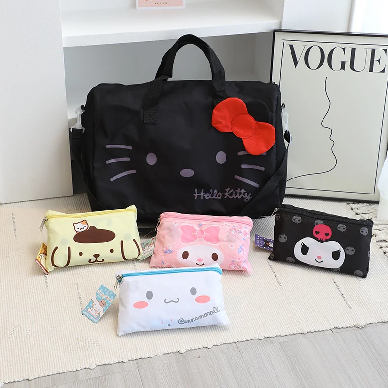 Sanrio Kawaii Hello Kitty Cartoon Folding Travel Bag Kuromi My Melody Hand Duffel Bag Sport Hiking Gym Camping Trekking Bag
Sanrio Kawaii Hello Kitty Cartoon Folding Travel Bag Kuromi My Melody Hand Duffel Bag Sport Hiking Gym Camping Trekking Bag