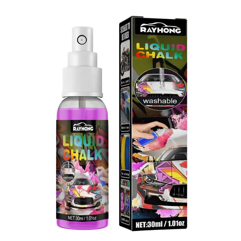 Spray Chalk 30ml Washable Sidewalk Chalk Spray Paint Window Paint Markers For Car Decoration Auto Glass Posters Business
Spray Chalk 30ml Washable Sidewalk Chalk Spray Paint Window Paint Markers For Car Decoration Auto Glass Posters Business