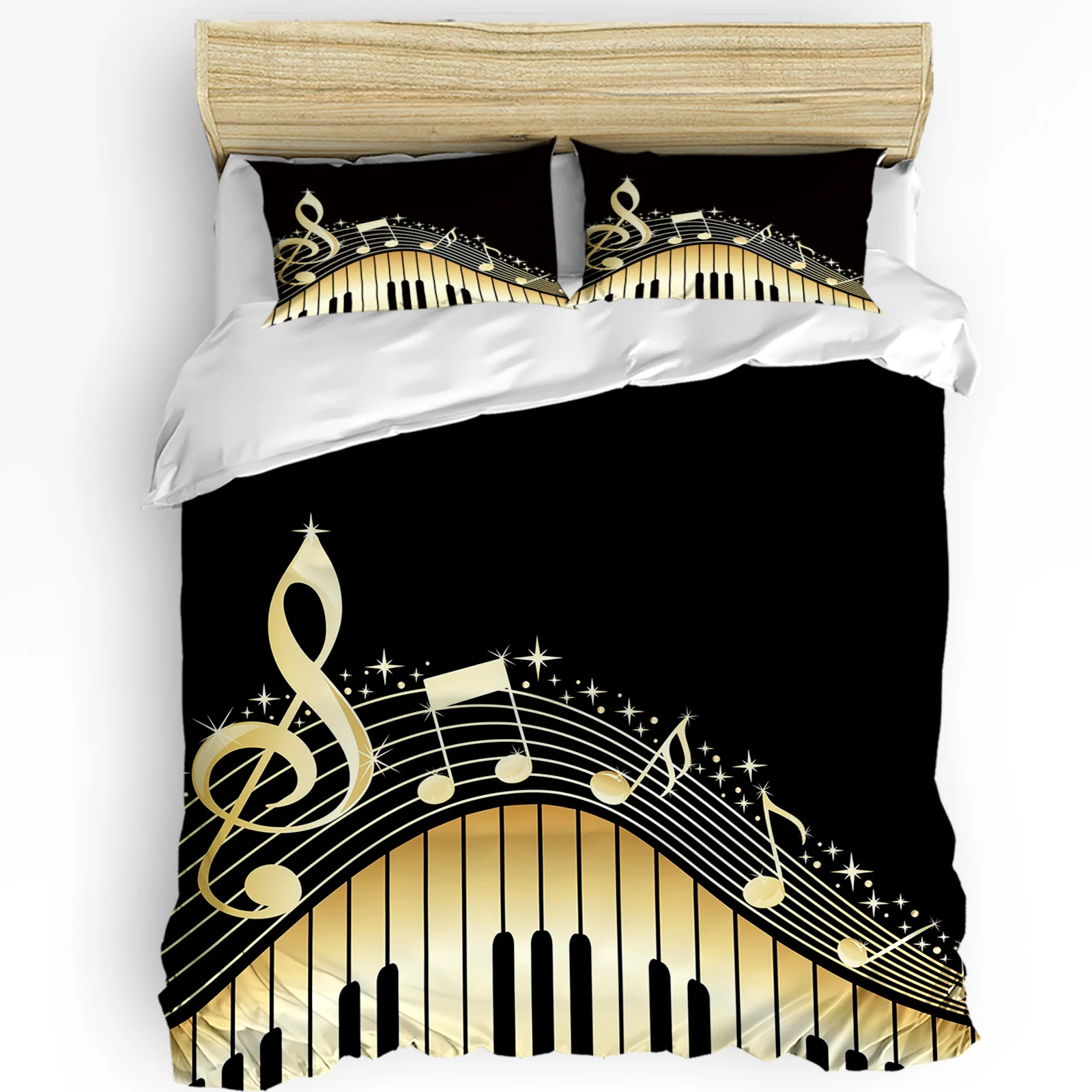 Piano Keys Note Music Gradient Duvet Cover with Pillow Case Custom 3pcs Bedding Set Quilt Cover Double Bed Home Textile
Piano Keys Note Music Gradient Duvet Cover with Pillow Case Custom 3pcs Bedding Set Quilt Cover Double Bed Home Textile