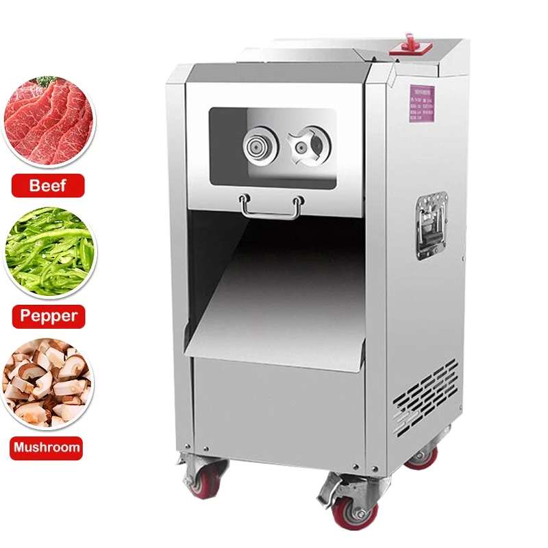 Commercial Meat Cutter Electric Meat Slicer Fresh Meat Cube Dicer Sliced Vegetable Cutting Machines
Commercial Meat Cutter Electric Meat Slicer Fresh Meat Cube Dicer Sliced Vegetable Cutting Machines