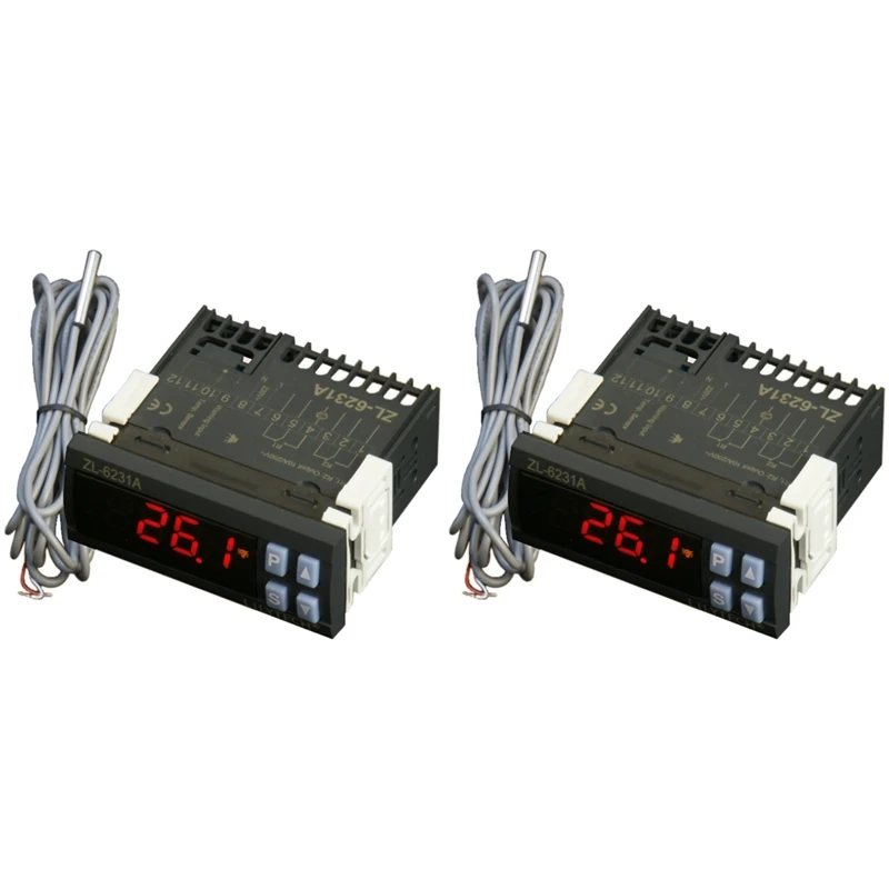LILYTECH 2X ZL-6231A, Incubator Controller, Thermostat With Multifunctional Timer
LILYTECH 2X ZL-6231A, Incubator Controller, Thermostat With Multifunctional Timer