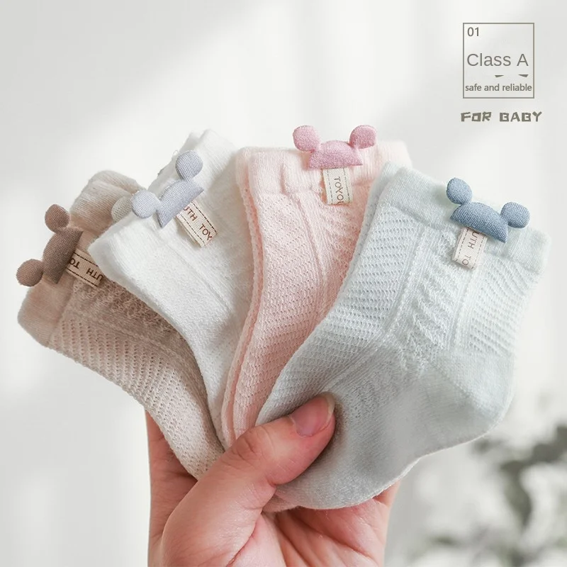 Cute Baby Socks Summer Thin Breathable Mesh Baby Socks Short Tube Newborn Kids Socks Calcetines Bebe Infant Boys Girls Socks
Cute Baby Socks Summer Thin Breathable Mesh Baby Socks Short Tube Newborn Kids Socks Calcetines Bebe Infant Boys Girls Socks