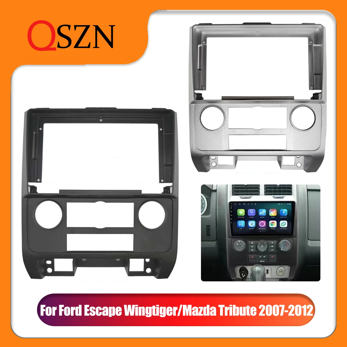 Автомобильная рамка 2din, 9 дюймов, модная модель для Ford Escape Wingtiger/mazfor Tribute 2007-2012, Android, стандартная панель
Автомобильная рамка 2din, 9 дюймов, модная модель для Ford Escape Wingtiger/mazfor Tribute 2007-2012, Android, стандартная панель