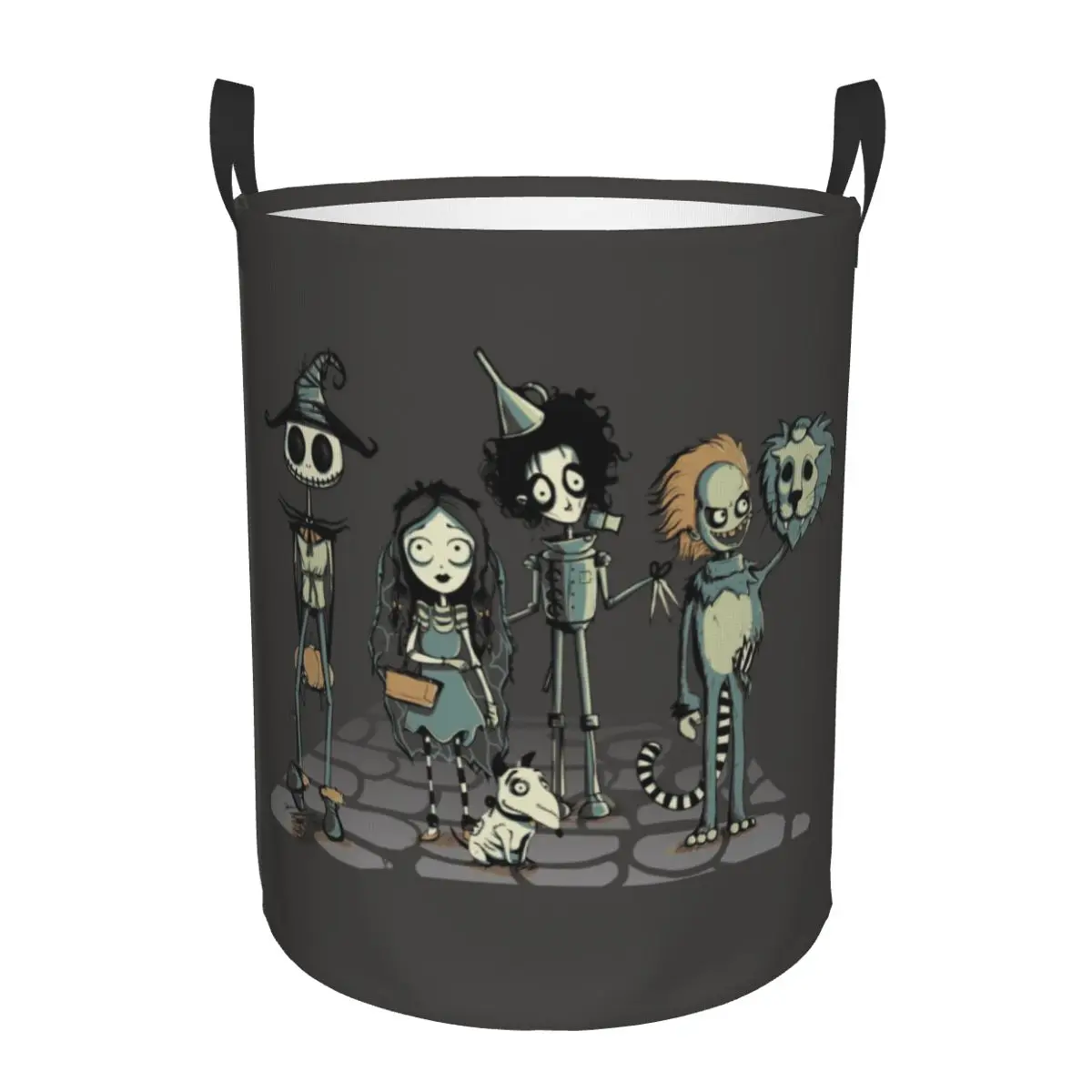 Tim Burton Horror Movie Laundry Basket Collapsible Gothic Halloween Film Baby Hamper for Nursery Toys Organizer Storage Bins
Tim Burton Horror Movie Laundry Basket Collapsible Gothic Halloween Film Baby Hamper for Nursery Toys Organizer Storage Bins