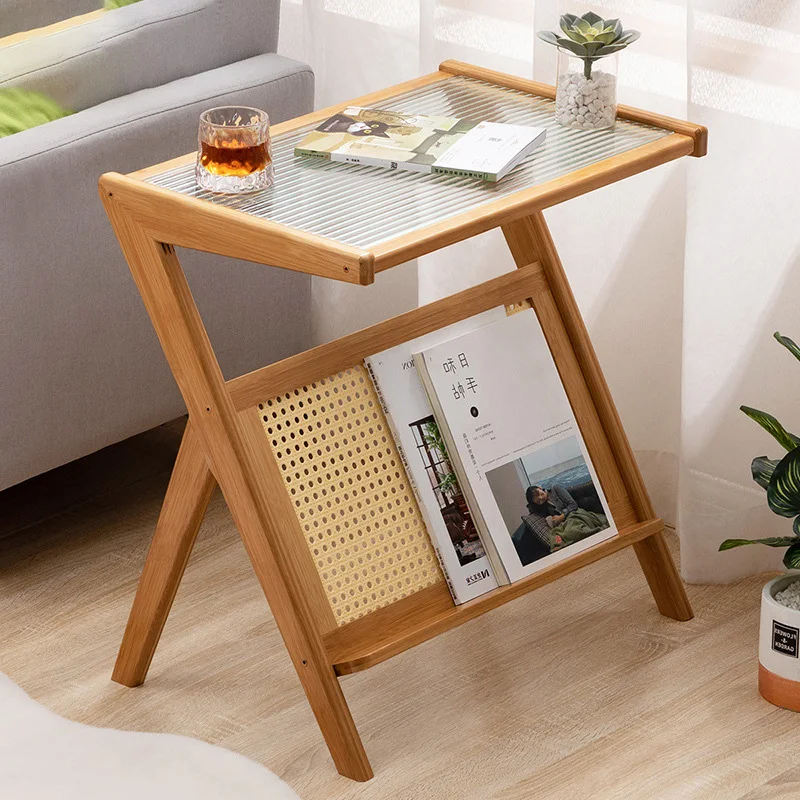 Nordic Tea Table Cabinet Living Room Villa Retro Color Glass Bamboo Table Sidetable Sofa Light Luxury Apartment FurnitureRattan
Nordic Tea Table Cabinet Living Room Villa Retro Color Glass Bamboo Table Sidetable Sofa Light Luxury Apartment FurnitureRattan