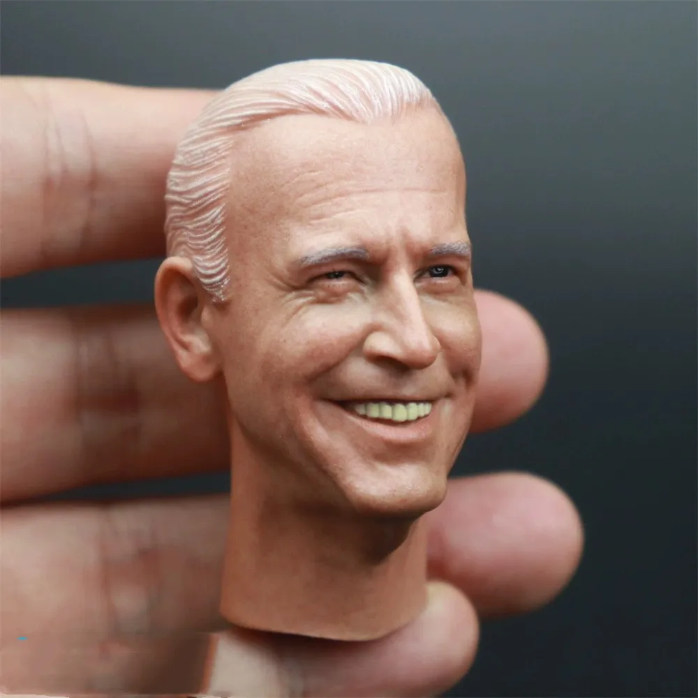 1/6 Head Sculpt Joseph Robinette Joe Biden President1/6 Male Head Sculpt Toys Model Fit 12" Toys Action Figure HObbies Soldier
1/6 Head Sculpt Joseph Robinette Joe Biden President1/6 Male Head Sculpt Toys Model Fit 12" Toys Action Figure HObbies Soldier