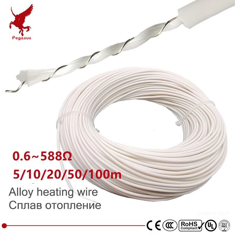 0.6~ 588ω/m 5/10/20/50/100m Silicone Rubber Alloy Spiral Heating Wire Heating Cable Multipurpose Heating Cable Electric Hot Wire
0.6~ 588ω/m 5/10/20/50/100m Silicone Rubber Alloy Spiral Heating Wire Heating Cable Multipurpose Heating Cable Electric Hot Wire