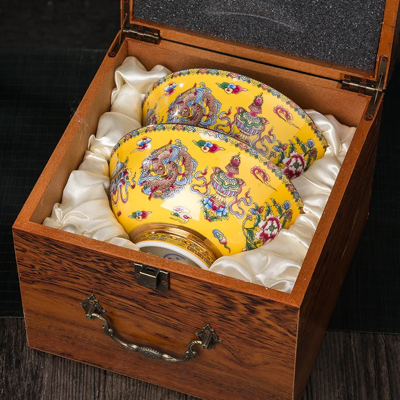 Gold Painted Enamel Colored Porcelain Bowl, Chinese Court Style, Antique Bone Porcelain Bowl, High Foot Bowl, Ceramic Gift Bowl
Gold Painted Enamel Colored Porcelain Bowl, Chinese Court Style, Antique Bone Porcelain Bowl, High Foot Bowl, Ceramic Gift Bowl