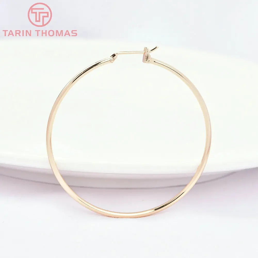 (7427) 4PCS 45MM 35MM 24K Gold Color Brass Circle Earring Rings High Quality Diy Jewelry Findings Accessories Wholesales
(7427) 4PCS 45MM 35MM 24K Gold Color Brass Circle Earring Rings High Quality Diy Jewelry Findings Accessories Wholesales