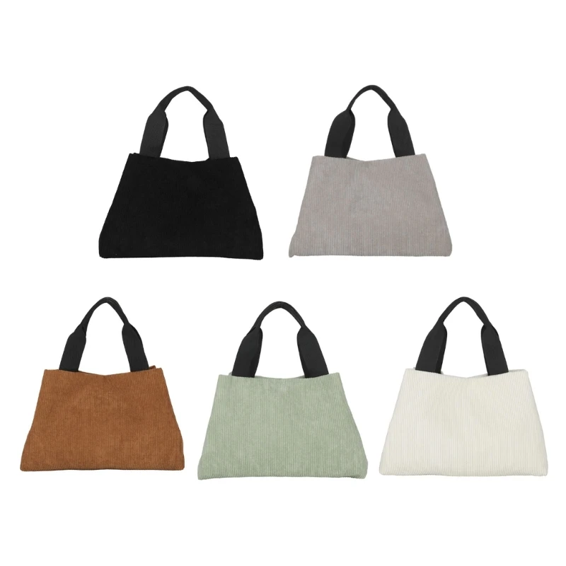 Fashion Corduroy Handbags Large Capacity Purse Shoulder Bag Reusable Casual Women Tote Bag for Daily Use Durable
Fashion Corduroy Handbags Large Capacity Purse Shoulder Bag Reusable Casual Women Tote Bag for Daily Use Durable