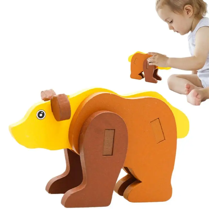 Animals Figures Puzzle Blocks Wooden Model Puzzle Kits For Kids Animal Themed DIY 3D Puzzle Craft Kit For Boys Girls Children
Animals Figures Puzzle Blocks Wooden Model Puzzle Kits For Kids Animal Themed DIY 3D Puzzle Craft Kit For Boys Girls Children