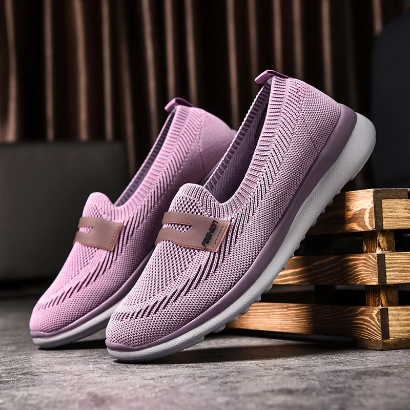 Shoes Women Brand Knit Breathable Shoe Female Spring Summer Comfortable Soft Casual Shoe High Quality Light Mesh Cloth Sneakers
Shoes Women Brand Knit Breathable Shoe Female Spring Summer Comfortable Soft Casual Shoe High Quality Light Mesh Cloth Sneakers