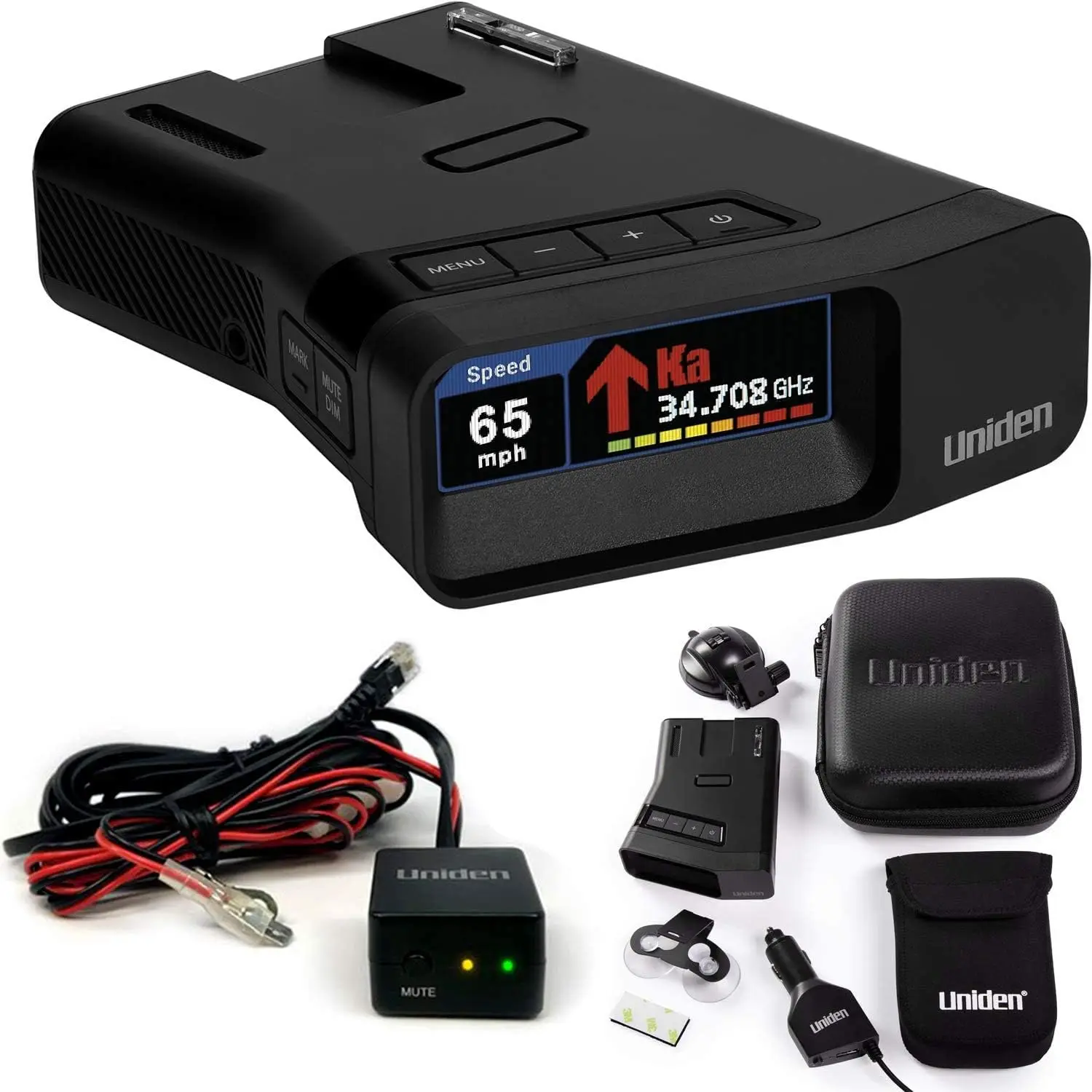 

Uniden R7 Extreme Long Range Laser/Radar Detector, Built-in GPS w/Real-Time Alerts, Dual-Antennas w/Directional Arrows