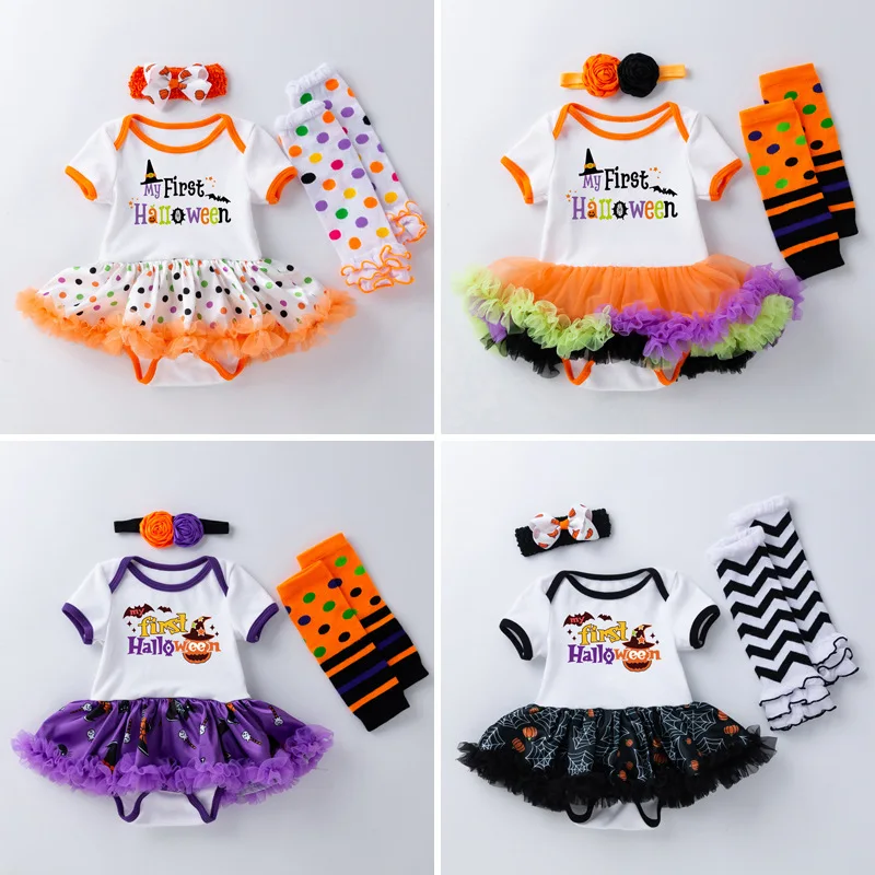 New Halloween Baby's Birthday Party Activity Children's Dress Printed Dress Stylisness Cute Short Sleeve Mesh Dress Socks Set
New Halloween Baby's Birthday Party Activity Children's Dress Printed Dress Stylisness Cute Short Sleeve Mesh Dress Socks Set