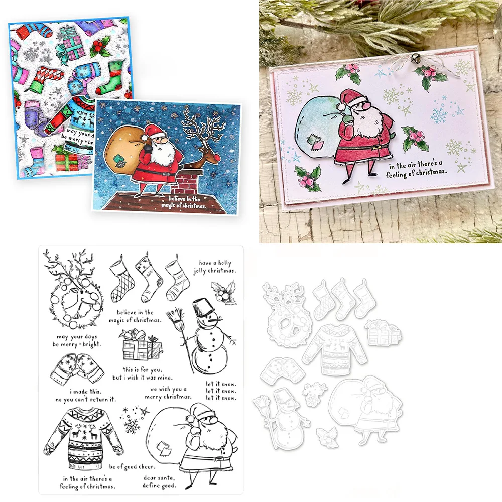 Christmas New Metal Cutting Dies Stamps Stencils Scrapbooking Photo Album Decorative Embossing DIY Paper Cards Stamp
Christmas New Metal Cutting Dies Stamps Stencils Scrapbooking Photo Album Decorative Embossing DIY Paper Cards Stamp