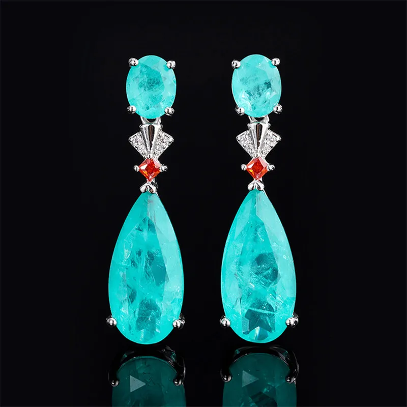 Fashionable Green Water Drop Dangle Earrings 925 Silver Needle Shining Cubic Zirconia Wedding Pendant Earings Luxury Jewelry
Fashionable Green Water Drop Dangle Earrings 925 Silver Needle Shining Cubic Zirconia Wedding Pendant Earings Luxury Jewelry