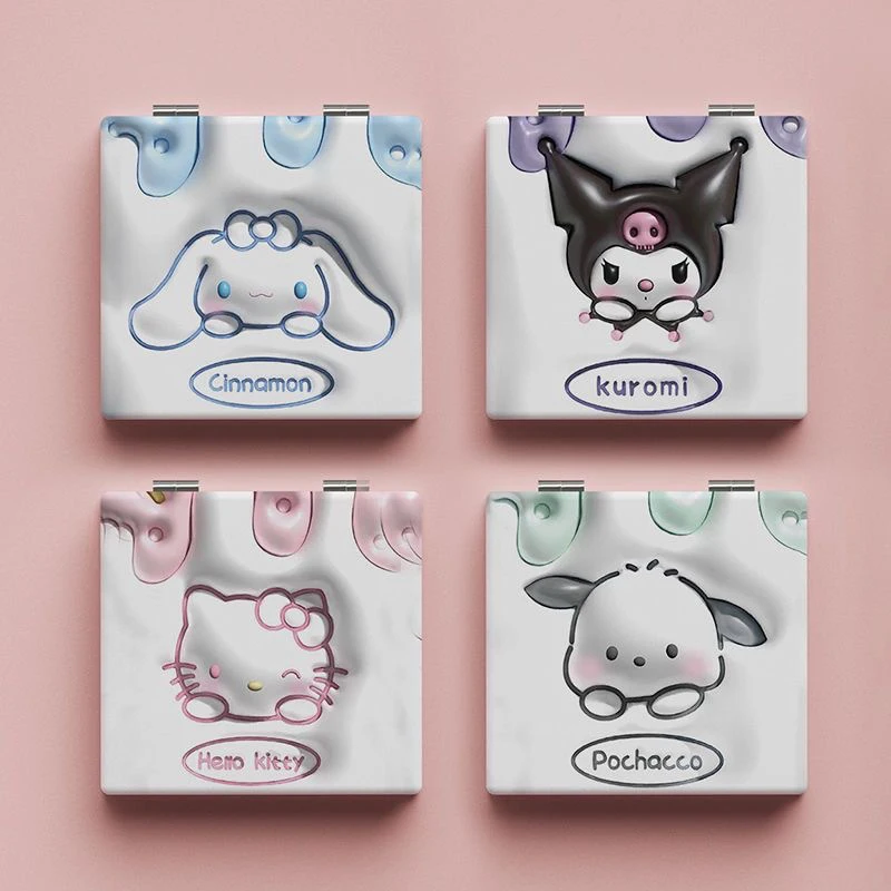 Kawaii Cinnamoroll My Melody Kuromi двустороннее складное стерео портативное зеркало аниме Sanrioed Girl Heart симпатичное зеркало для макияжа
Kawaii Cinnamoroll My Melody Kuromi двустороннее складное стерео портативное зеркало аниме Sanrioed Girl Heart симпатичное зеркало для макияжа