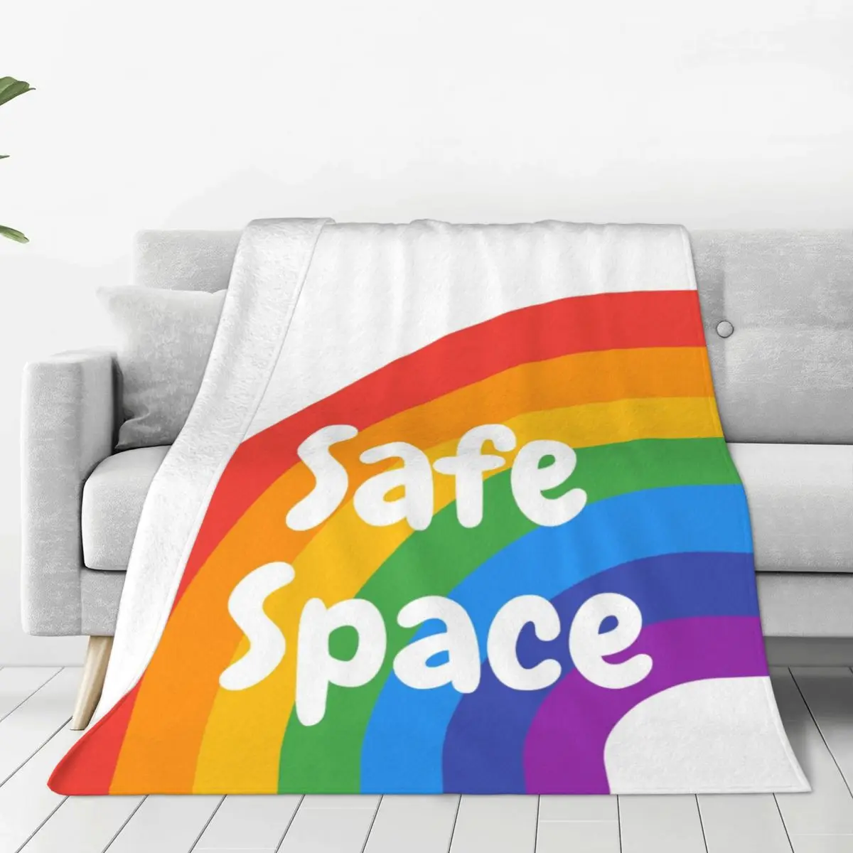 Safe Space Rainbow Fuzzy Blankets Boho Lgbt Pride Yaoi Awesome Throw Blanket for Sofa Bedding Lounge Plush Thin Quilt
Safe Space Rainbow Fuzzy Blankets Boho Lgbt Pride Yaoi Awesome Throw Blanket for Sofa Bedding Lounge Plush Thin Quilt