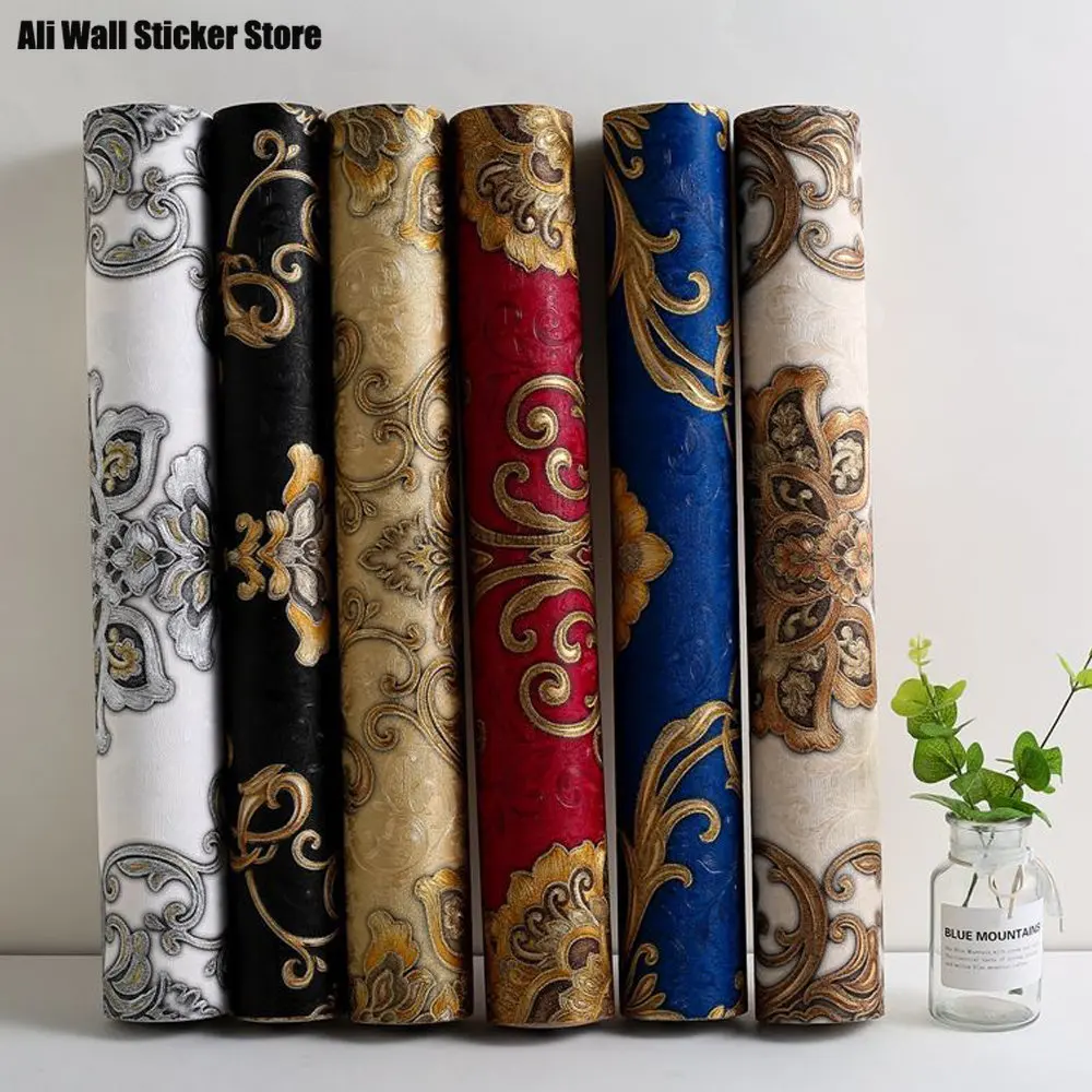 European Style Luxury Damask Wallpaper Roll 3D Embossed Pvc Thickened Wall Mural Decor Wallpapers for Living Room Bed Room
European Style Luxury Damask Wallpaper Roll 3D Embossed Pvc Thickened Wall Mural Decor Wallpapers for Living Room Bed Room